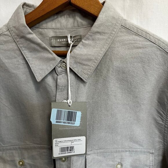 Everlane | The Organic Oxford Relaxed Utility Shirt - Picture 6 of 11